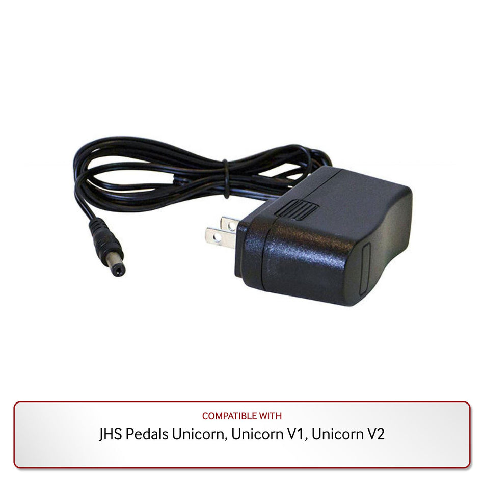 9V Power Supply for JHS Pedals Unicorn, Unicorn V1, and Unicorn V2