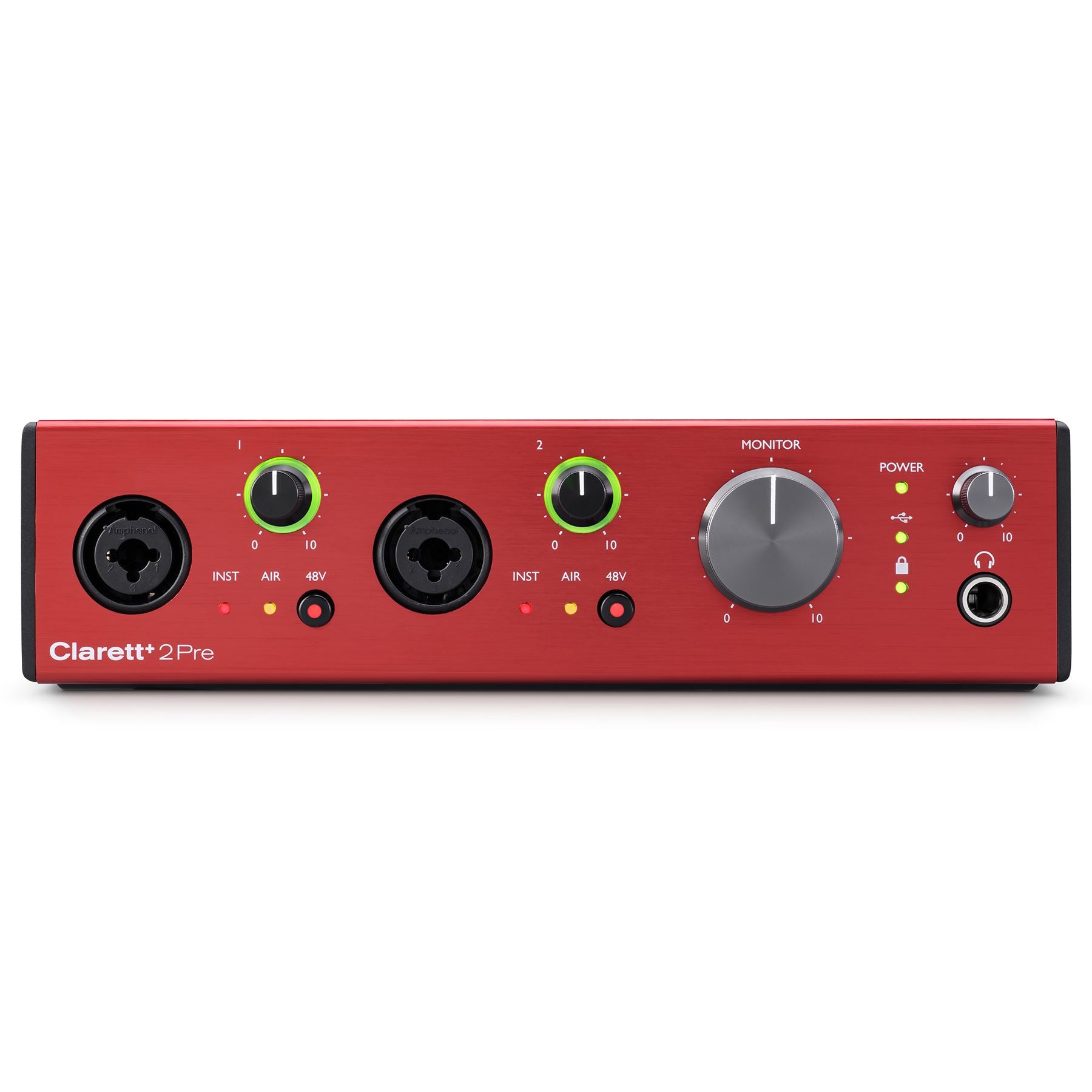 Focusrite Clarett+ 2Pre USB Audio Interface Clarett Plus 2-Pre