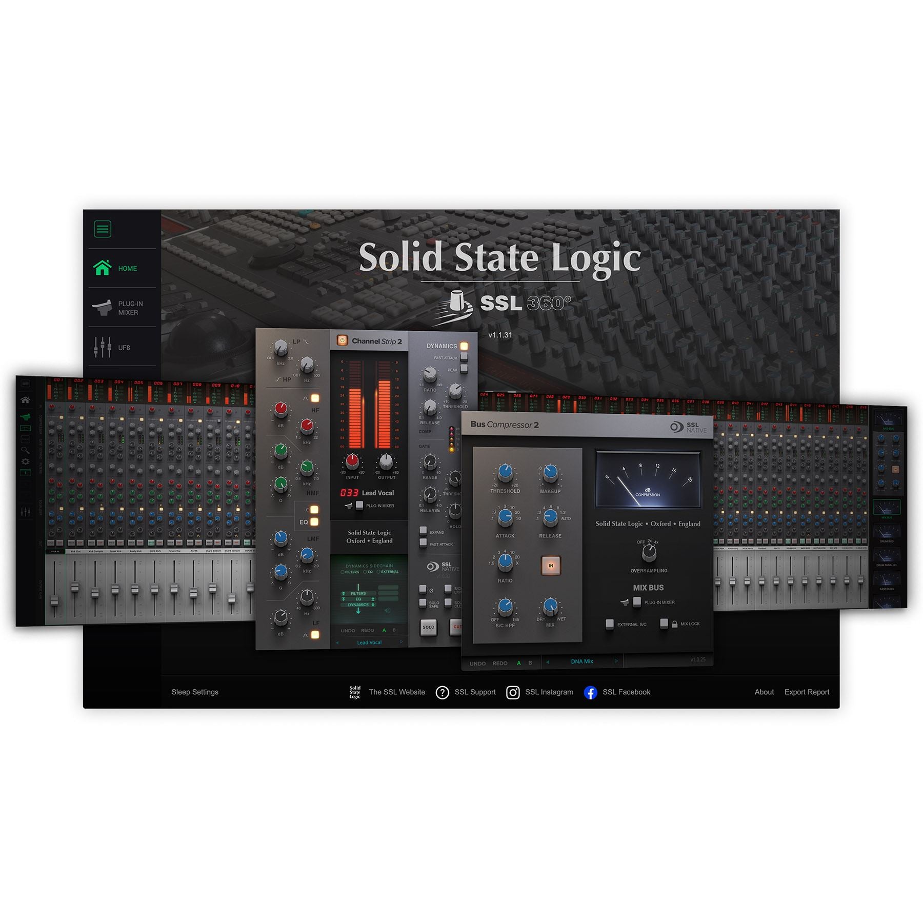 SSL UC1 Plug-In Controller Solid State Logic UC-1 Control Surface