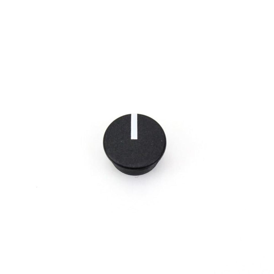 9mm Black Knob Cap with Indicator Line for Rane DC-22