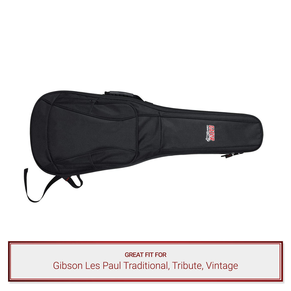 Gator Gig Bag fits Gibson Les Paul Traditional, Tribute, Vintage Electric Guitars