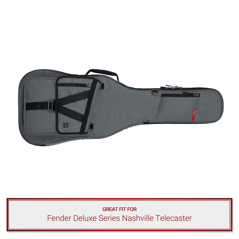 Grey Gator Case fits Fender Deluxe Series Nashville Telecaster