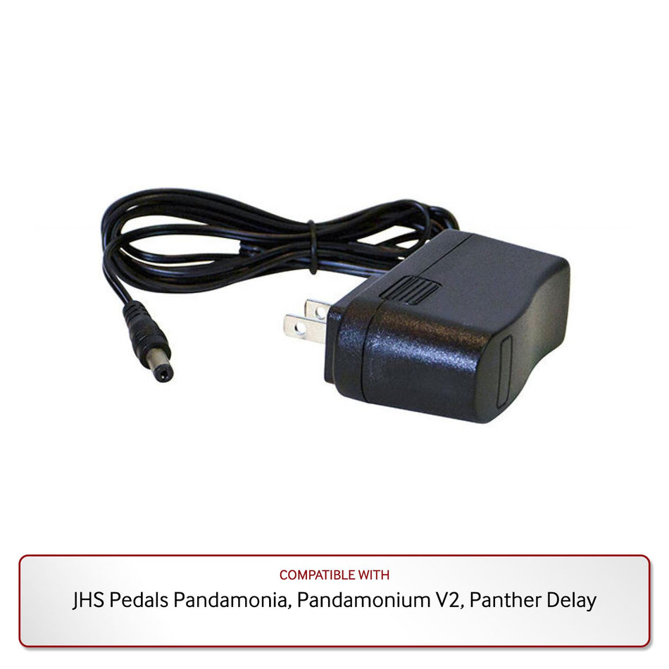 9V Power Supply for JHS Pedals Pandamonia, Pandamonium V2, and Panther Delay