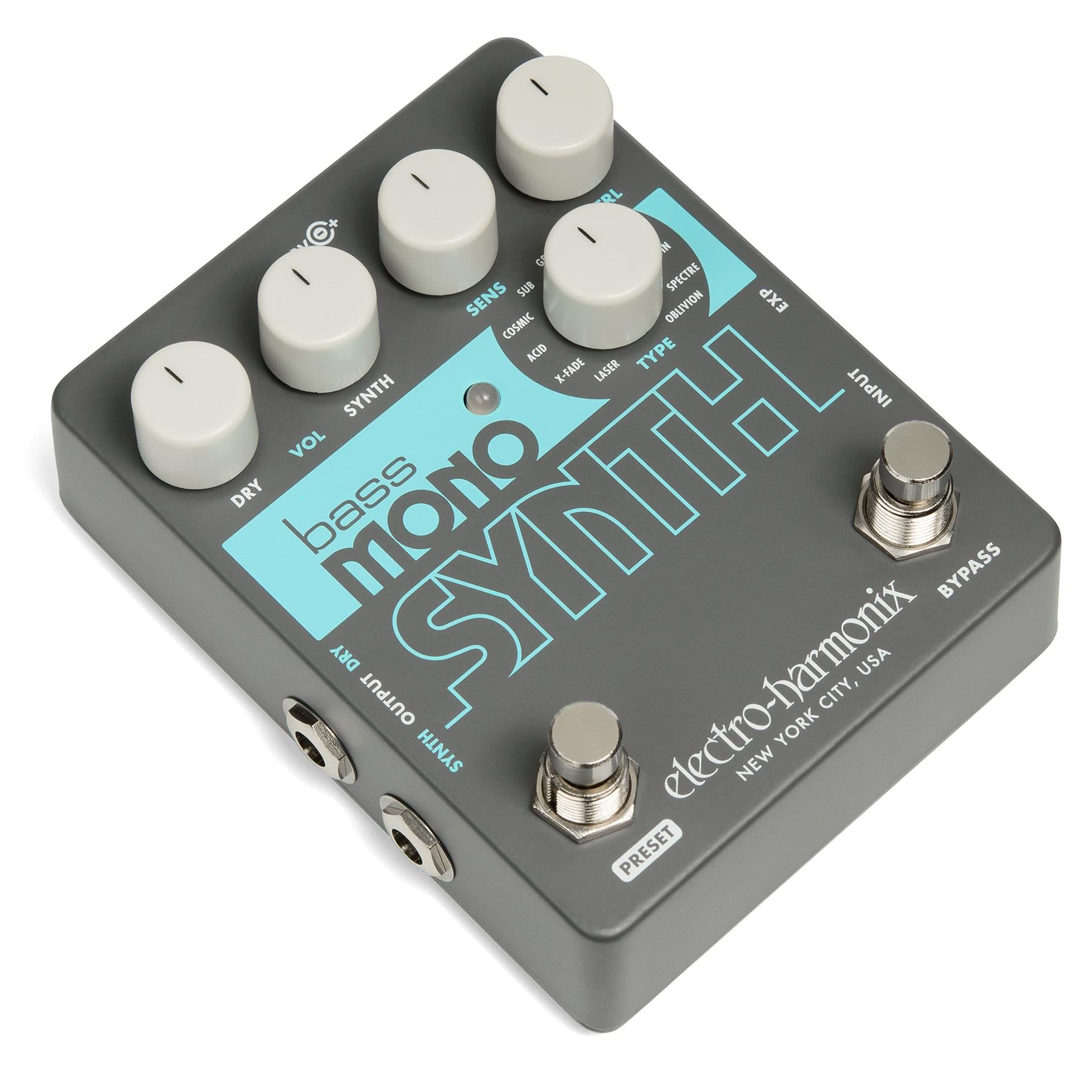 Electro-Harmonix Bass Mono Synth Bass Synthesizer Guitar Effects