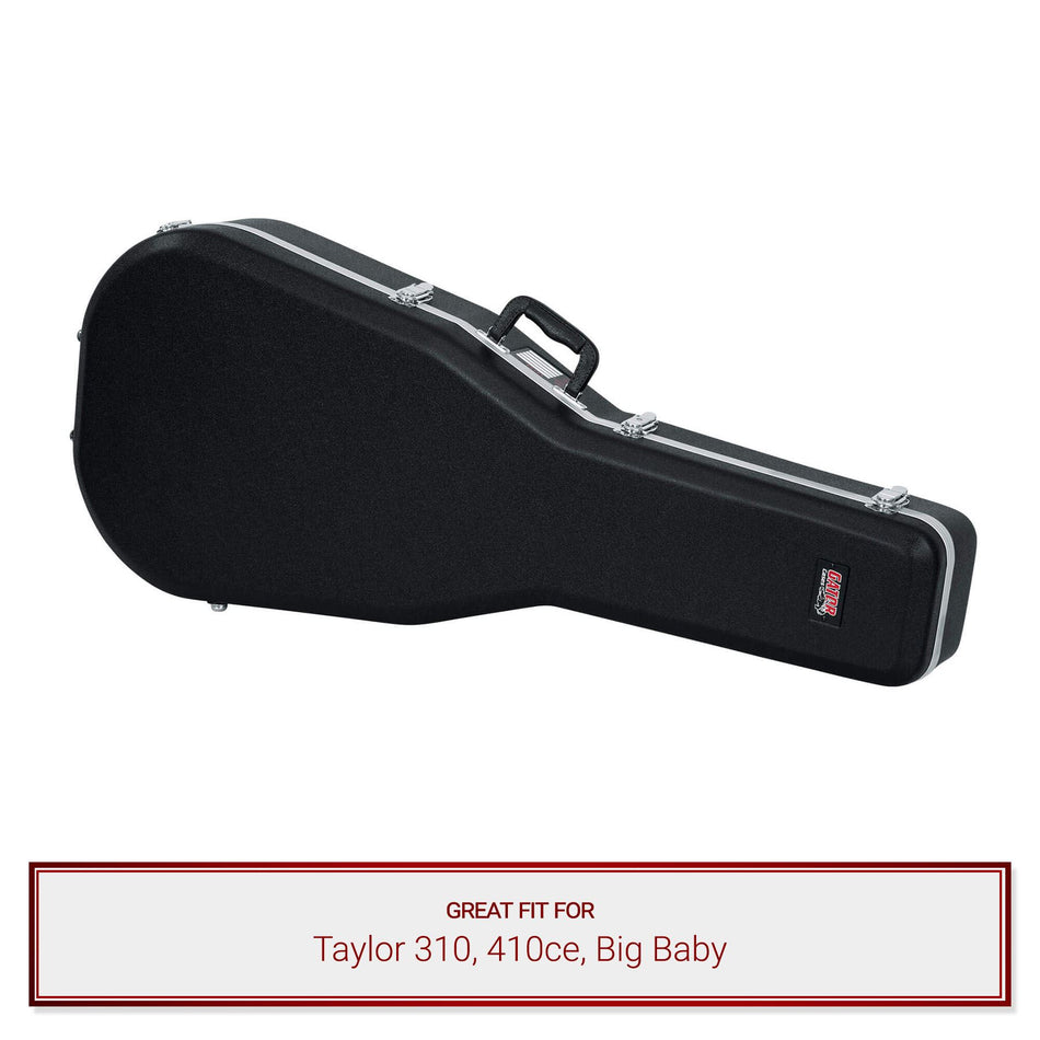 Gator Dreadnought Guitar Case fits Taylor 310, 410ce, Big Baby