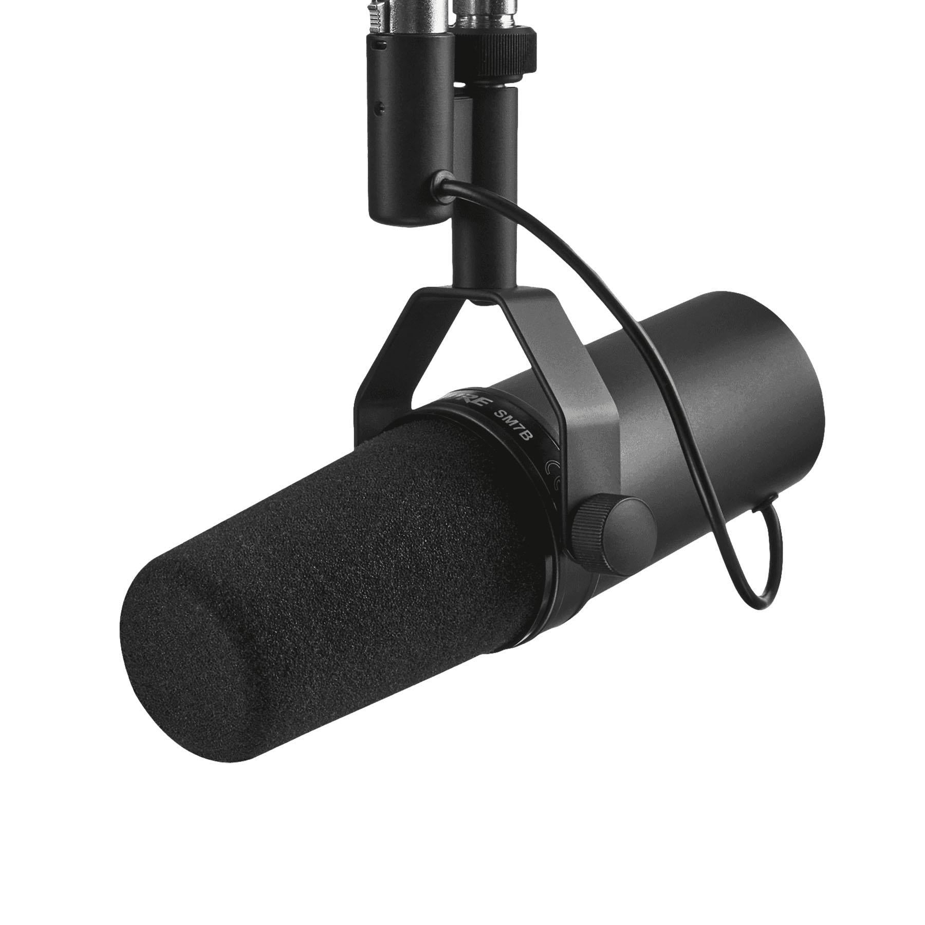 Shure SM7B Dynamic Microphone Bundle with sE Electronics DM1 & Pro Co XLR  Cable