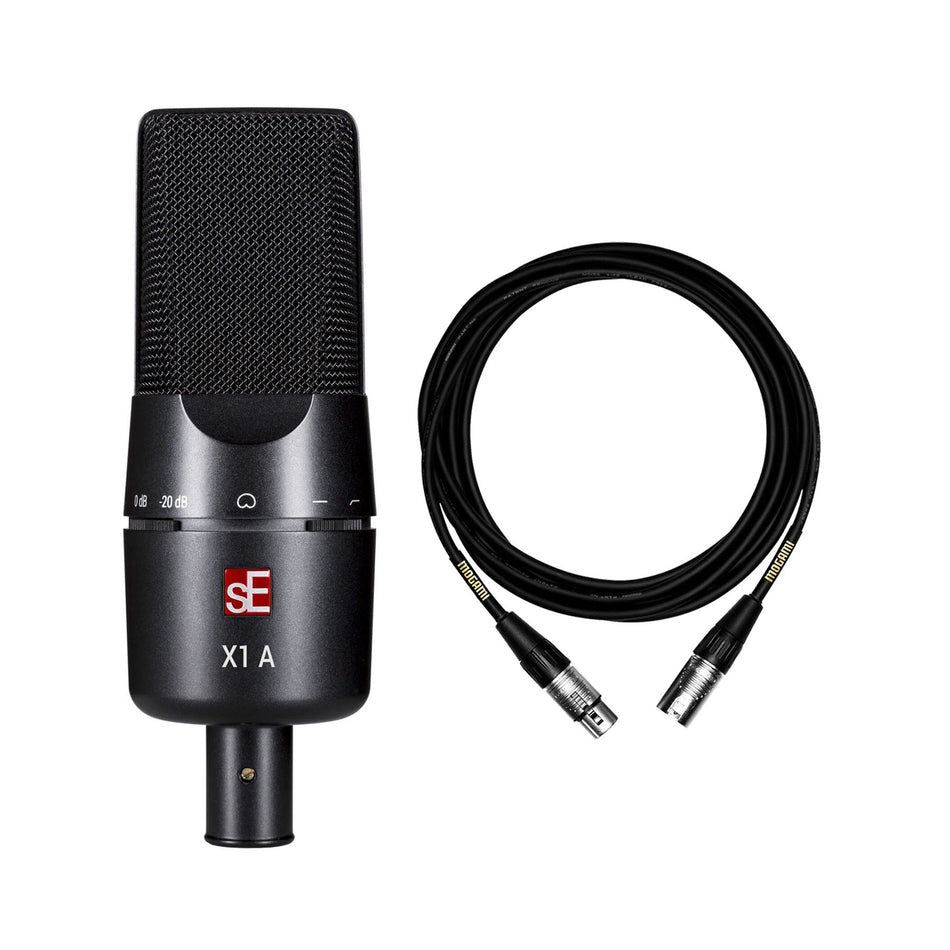 sE Electronics X1-A Condenser Microphone Bundle with 15-Foot Mogami XLR Cable