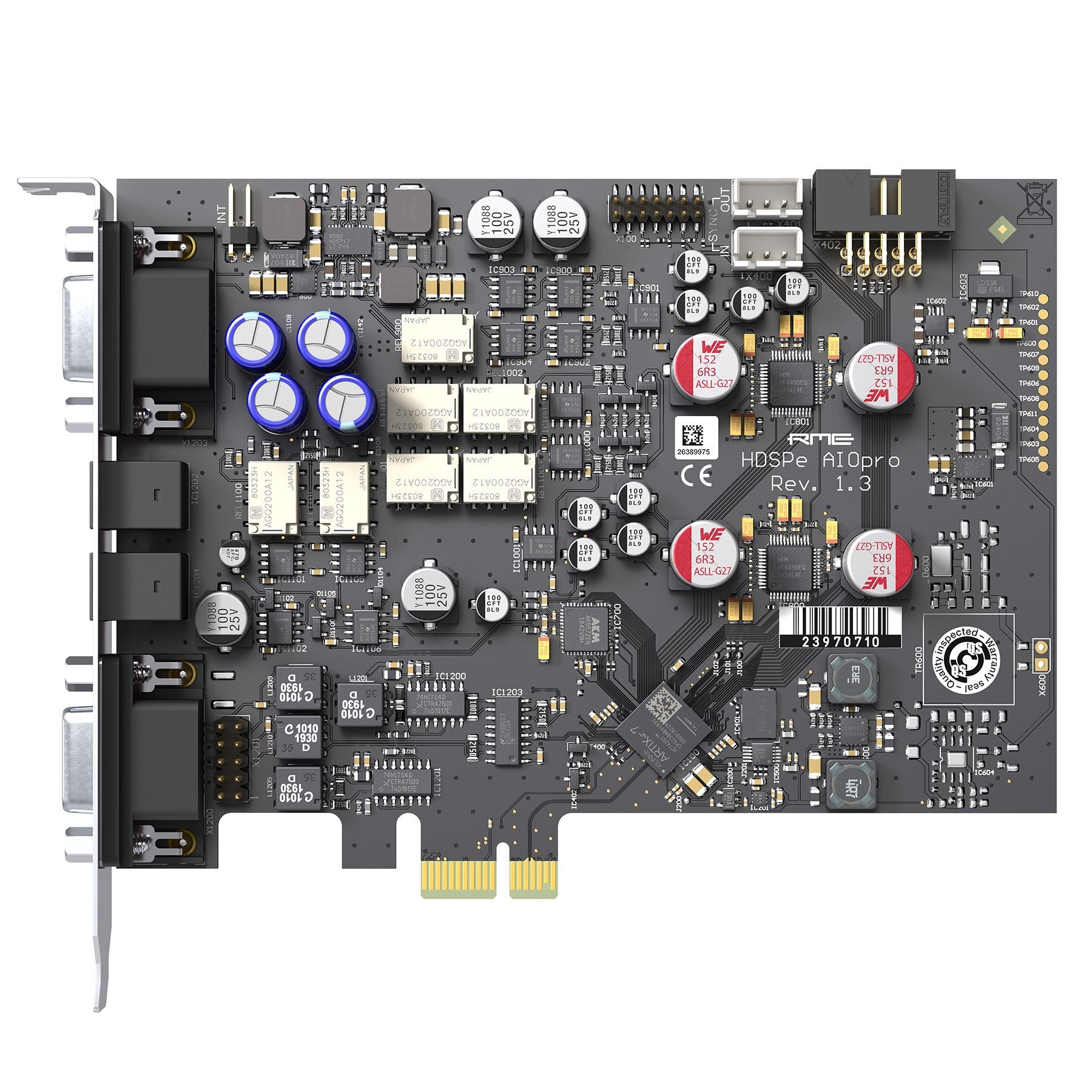 RME HDSPe AIO Pro 30-Channel PCI Express Card with Multi-Format I/O