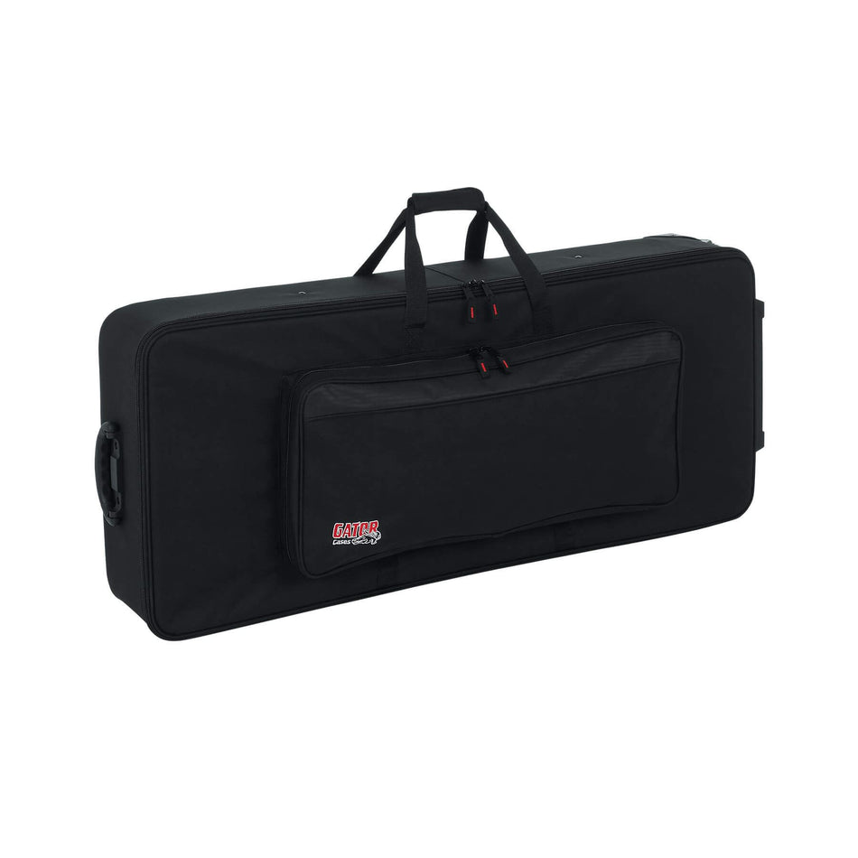 Gator GK-61 Lightweight Semi-Rigid 61-Key Keyboard Case with Wheels