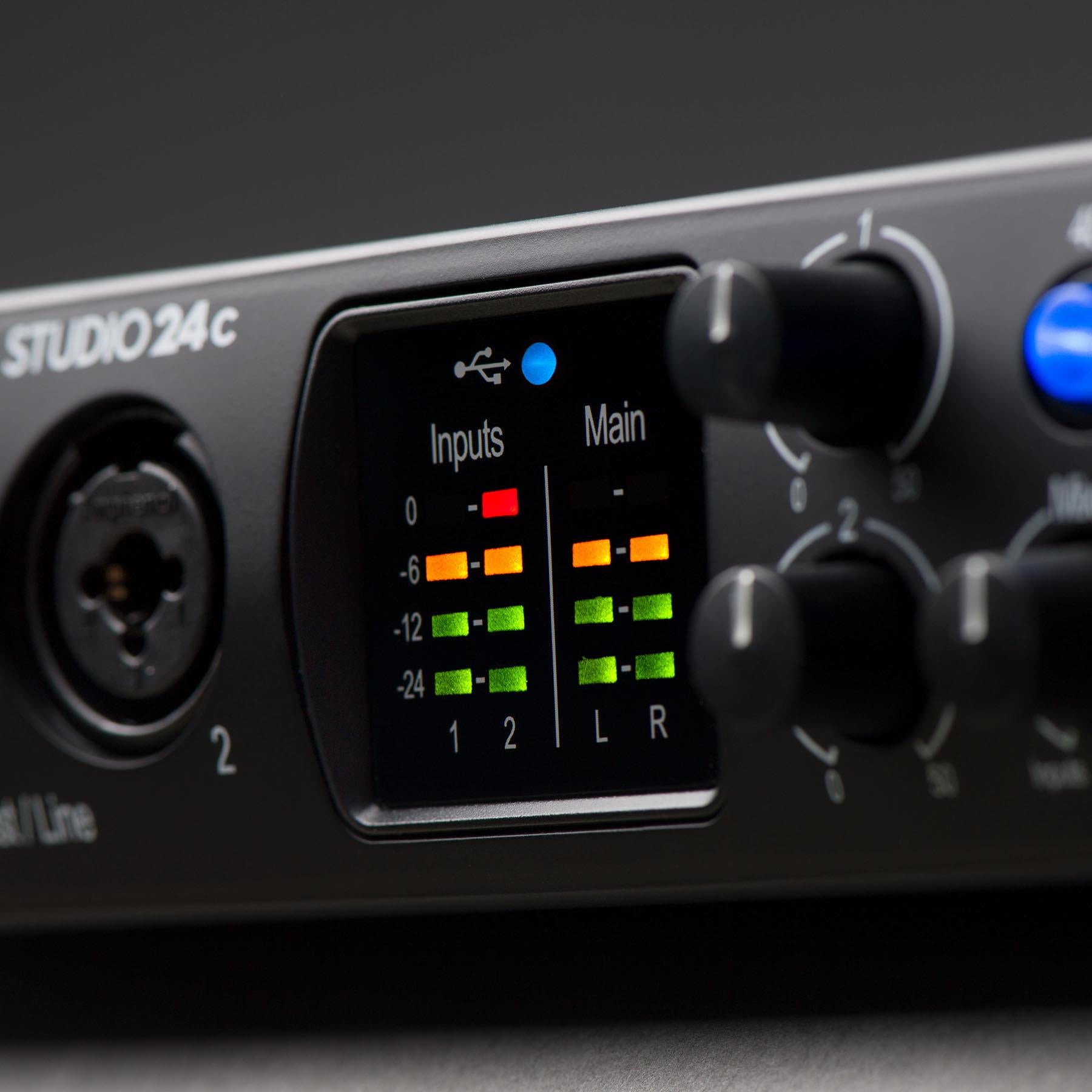 PreSonus Studio 24C USB-C Audio Interface w/ Studio One Artist 24