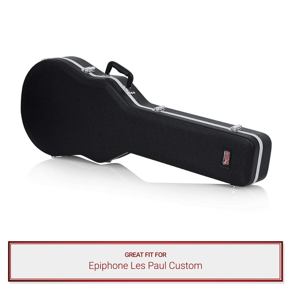 Gator Deluxe Guitar Case fits Epiphone Les Paul Custom Guitars