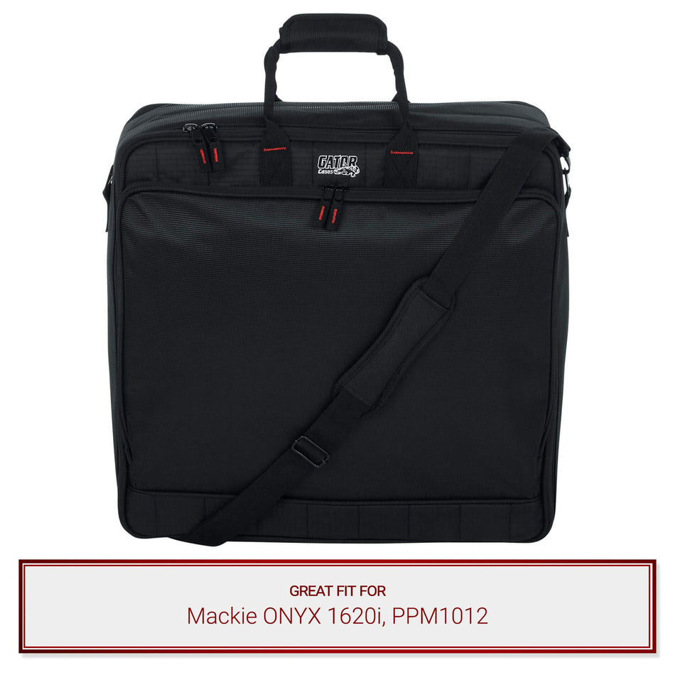 Gator Cases Mixer Bag fits Mackie ONYX 1620i, PPM1012 Mixers