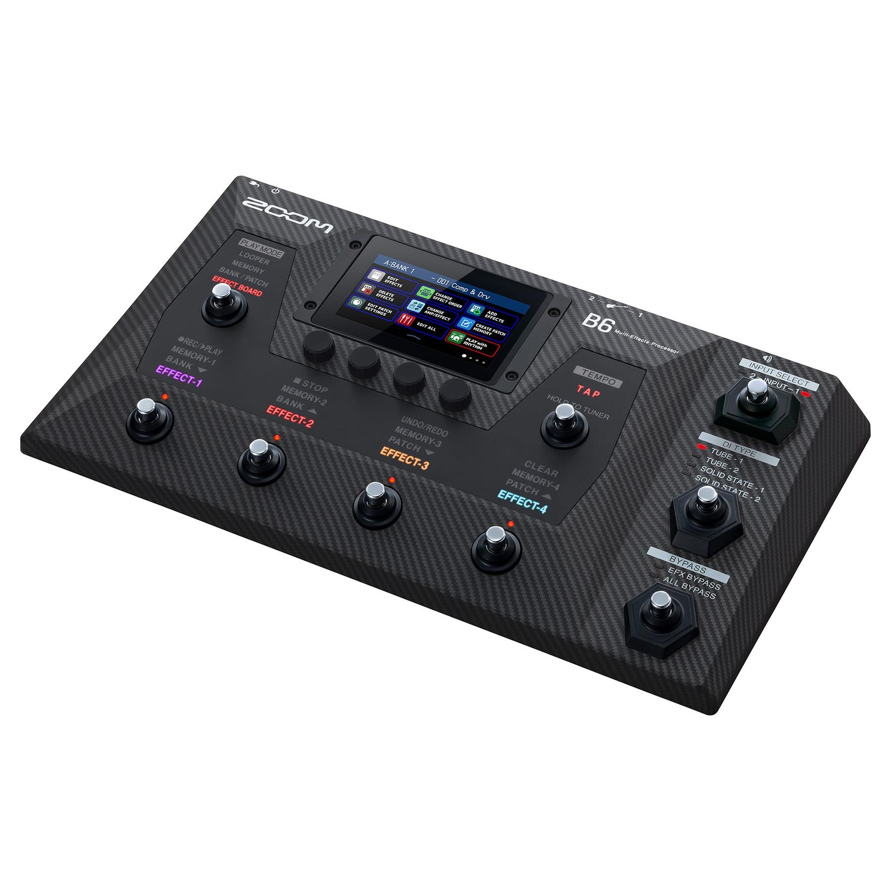 Zoom B6 Multi-effects Bass Processor Pedal - Pixel Pro Audio