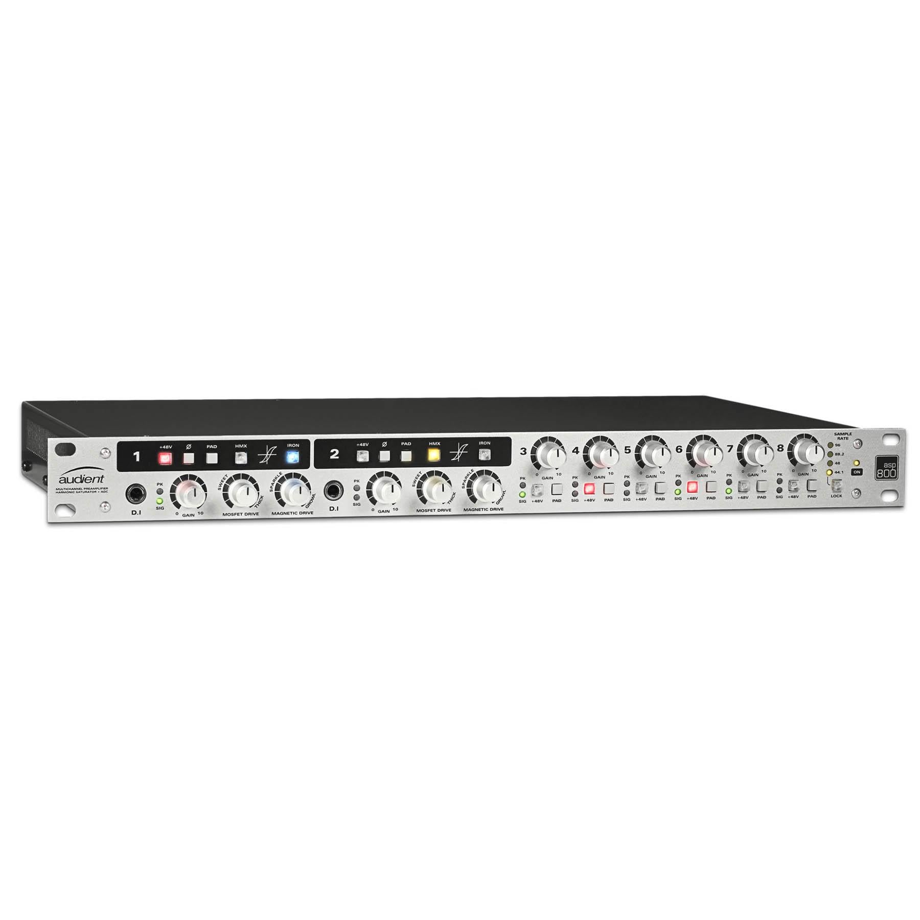 Audient ASP800 8-Channel Preamp & ADC w/ Burr Browns & Cubase LE