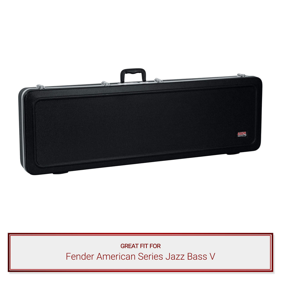 Gator Bass Guitar Case fits Fender American Series Jazz Bass V